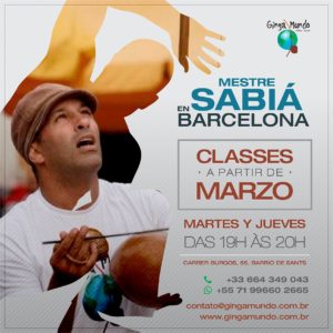 Mestre Sabiá em Barcelona